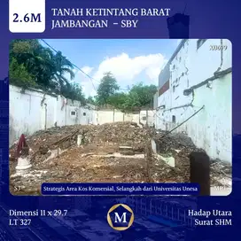 Tanah Ketintang Barat Jambangan Surabaya