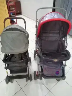Kereta dorong bayi 2 buah, masih bagus
