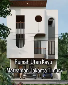 Hunian 3-lantai daerah Matraman dekat Tol Rawamangun, Stasiun Kramat