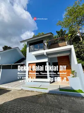 Rumah baru 2 Lantai mezannin cluster Tamantirto