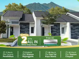 Rumah murah strategis fasilitas dekat stasiun bojong gede citayam