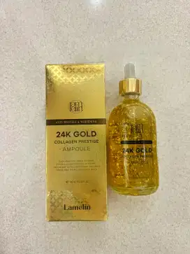 LAMELIN 24K GOLD COLLAGEN PRESTIGE AMPOULE ORIGINAL KOREA (NEGO)