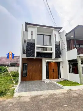 Rumah minimalis 2 tingkat modern 6 menit kepintu tol depok