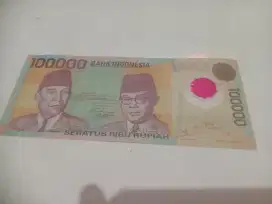 Uang pecahan 100.000 edisi Soekarno Hatta tahun 1999