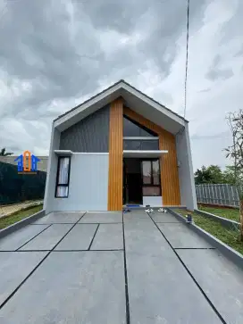 Rumah minimalis modern dekat stasiun kereta api
