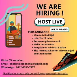 Lowongan Kerja Live Streaming Brand Sepatu Lokal