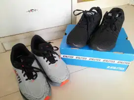 X-Fourth Runone eGray Black & Athletica AT 693 All Black