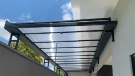 Kanopi minimalis atap transparan solarflatt modern bergaransi