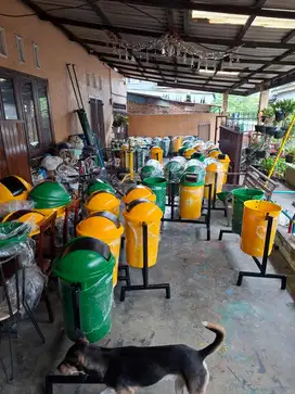 Tong sampah organik dan non organik (bs antr skitr medan)
