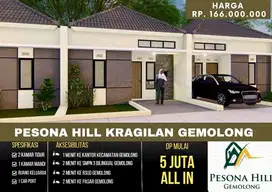 Rumah Subsidi Di Tengah Kota Gemolong Dekat Calon Pasar Baru