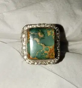 Pirus Persia ring perak mewah