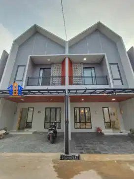 Rumah 2 tingkat scandinavian modern dekat tol dan masjid kubah emas
