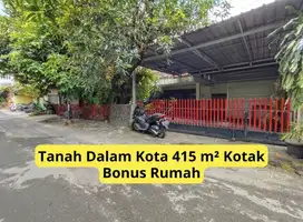 Tanah Dalam Kota 400 Meter Kotak Bonus Rumah Kost