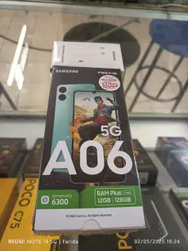 Samsung A06 5G 6+6/128gb baru garansi resmi bisa TT Kredit