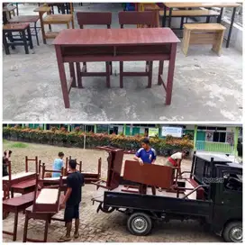 Kursi dan meja anak sekolah (bs antar skitr medan)
