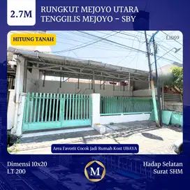 Rumah Hitung Tanah Rungkut Mejoyo Utara Tenggilis Mejoyo Surabaya