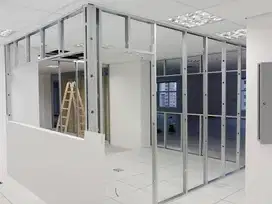 Plafon Partisi Jasa Tukang Pasang Wall Moulding Sekat PVC GRC Gypsum