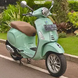 Piaggio Vespa Primavera ABS IGET LED Tahun 2021 warna GREEN RELAX.