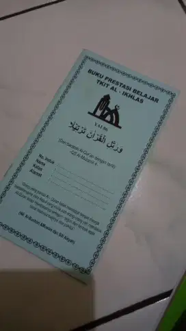 Buku prestasi belajar