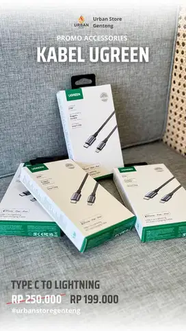 Kabel ugreen type c to lightning