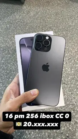 IPHONE 16 PROMAX 256 IBOX