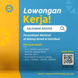 Loker Salesman Daging