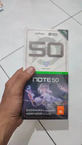 INFINIX NOTE 50 (8/256GB) BARU, FRESH, GARANSI RESMI 12 BULAN