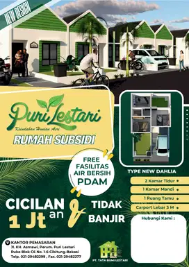 Rumah Subsidi Puri Lestari Cikarang Bekasi
