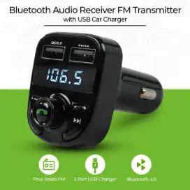 FM TRANSMITTER BARU 12v + CHARGER