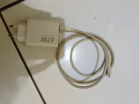 Charger bawaan POCO F5 67W Type C (bekas/second)