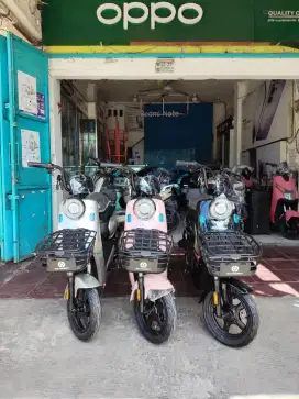 NEW SEPEDA LISTRIK RAMAH LINGKUNGAN, BISA CICILAN SYARAT KTP AJA!!
