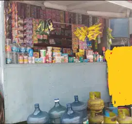 Jual warung dari besi baja ringan.