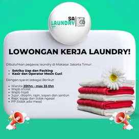 LOWONGAN KARYAWAN LAUNDRY