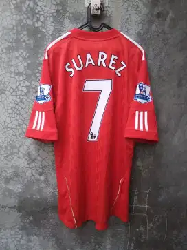Jersey baju bola original liverpool fc lfc suarez 2010 2012 size L