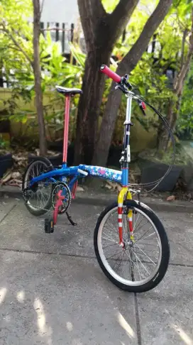 BEReN Art On Bike Sepeda Lipat 20 Pacific 7 Bicycle