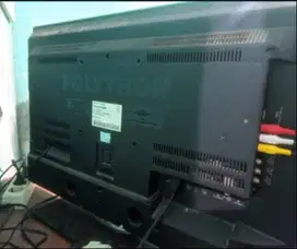 tv led Polytron 32in Pld32d100 minus gambar hilang suara kenceng