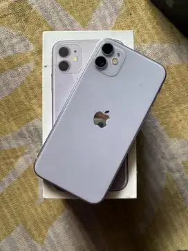 Iphone 11 128 purple mulus no minus murah ga murahan