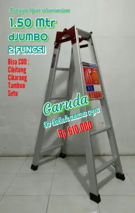 Tangga lipat almunium 2.00 mtr