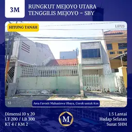 Rumah Hitung Tanah Rungkut Mejoyo Utara Tenggilis Mejoyo Surabaya