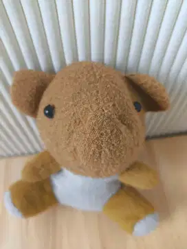 Boneka Berbentuk Anak Gajah Warna Coklat Ukuran Kecil
