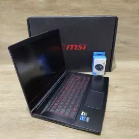 Laptop  Gaming MSI Core i7 Gen 11 Ram 32GB Dual VGA siap pakai