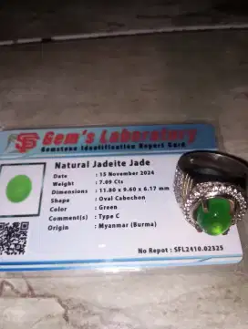 Jual cepat batu giok Burma+memo type C