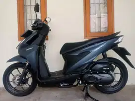 LOW KM! NEW BEAT DULUXE KEYLESS CBS ISS BLUE MATTE PAJAK PANJANG MULUS