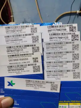 XL nomor cantik