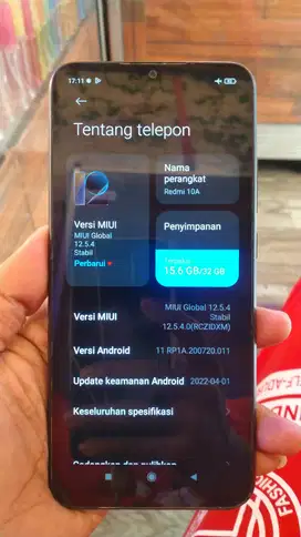 Jual santai saja hp redmi 10a
