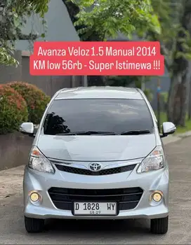 ANTiK Km Low 56rb - Avanza Veloz 1.5 Manual 2014 pk an 2015 murah
