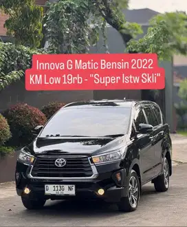 KM low 19rb ANTiK - innova G matic Bensin 2022 pk an 2023 inova murah