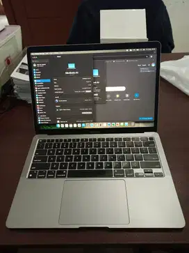 Laptop Apple MacBook Air M1 Masih Garansi GDN Fullset Grey 8GB 256GB