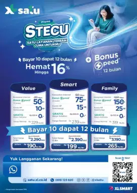 Wifi rumah dan kuota hp sekeluarga