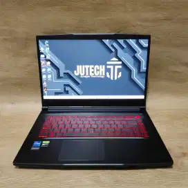 Laptop  Gaming MSI Core i7 Gen 11 Ram 32GB Dual VGA bonus Mouse Baru S